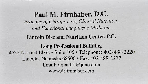 Lincoln Disc and Nutrition Center and Hoof & Paw